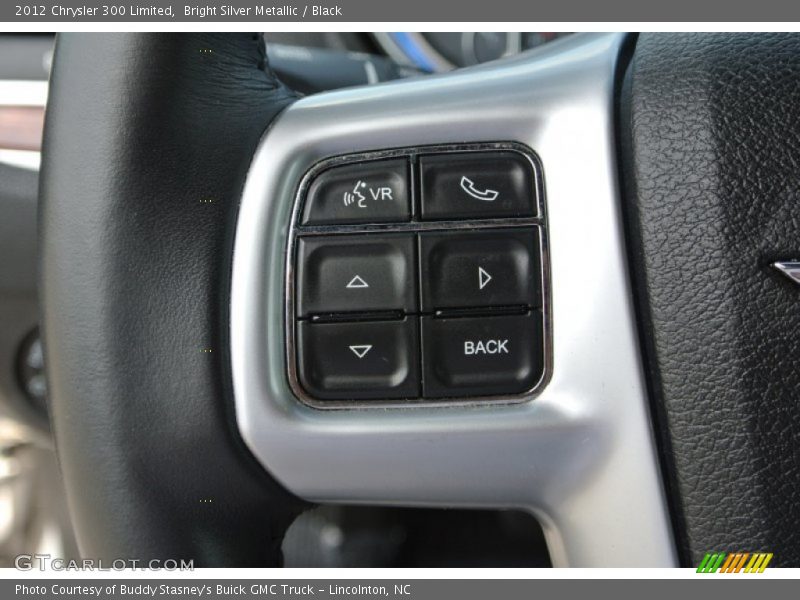 Bright Silver Metallic / Black 2012 Chrysler 300 Limited