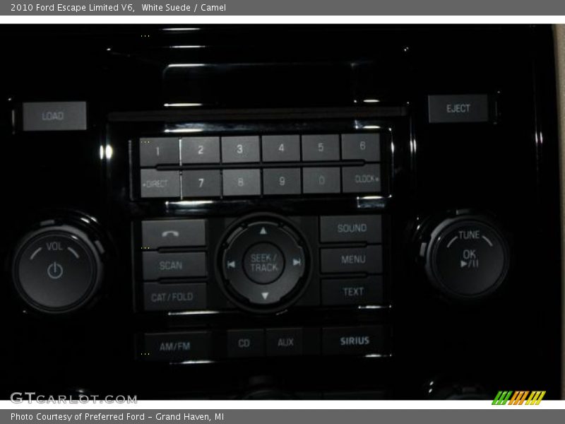 White Suede / Camel 2010 Ford Escape Limited V6