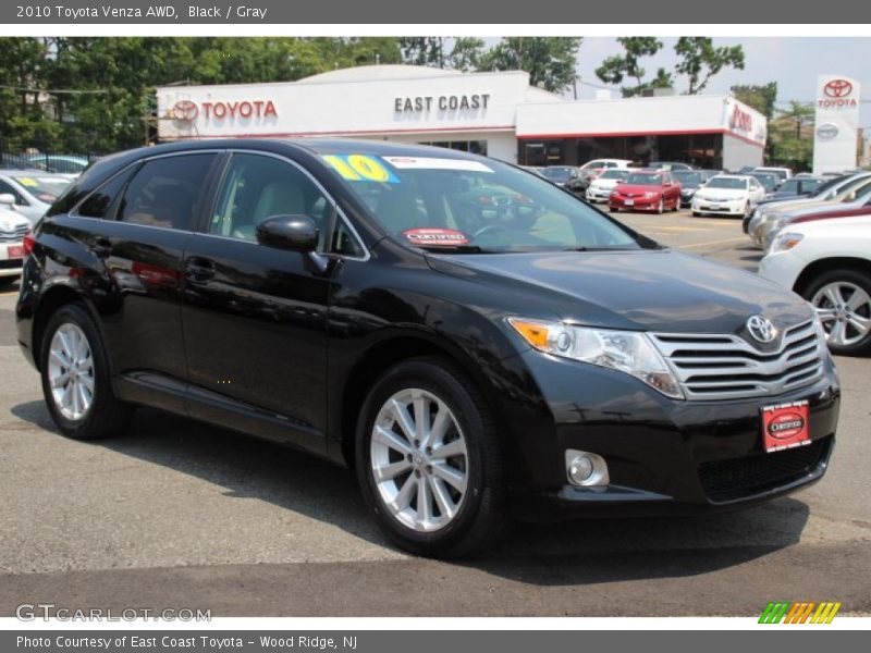 Black / Gray 2010 Toyota Venza AWD