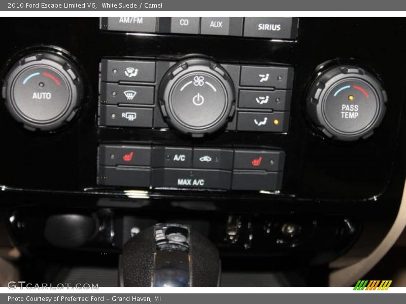 White Suede / Camel 2010 Ford Escape Limited V6
