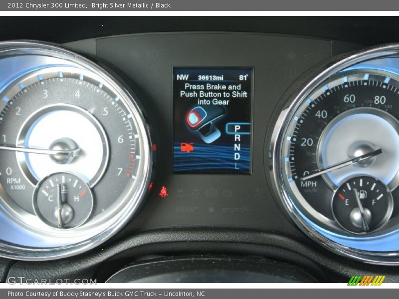 Bright Silver Metallic / Black 2012 Chrysler 300 Limited