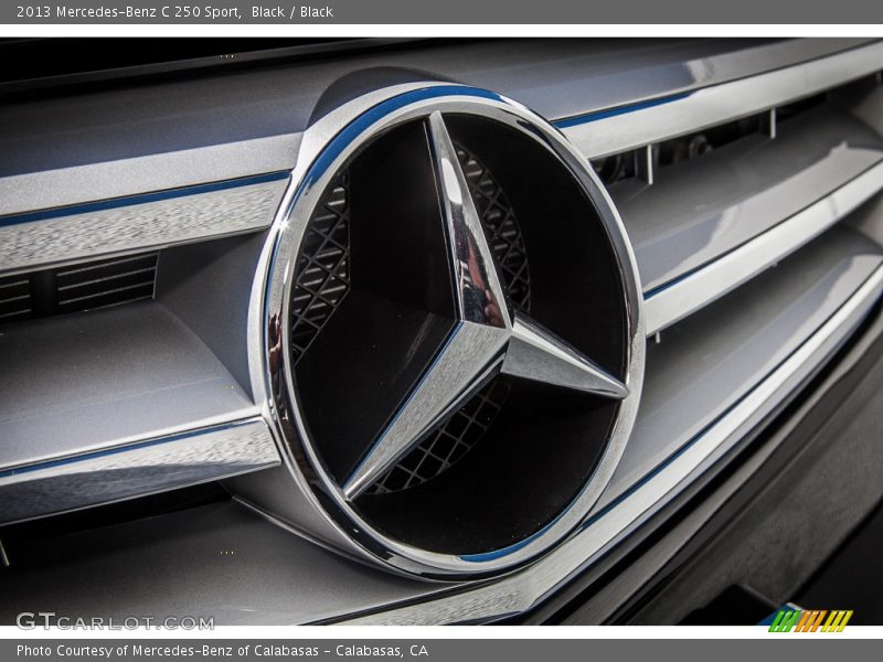 Black / Black 2013 Mercedes-Benz C 250 Sport