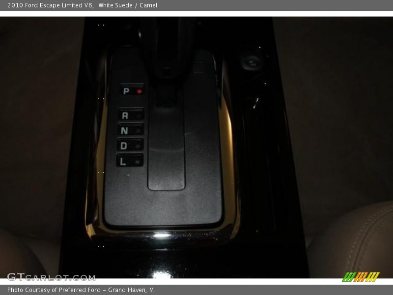 White Suede / Camel 2010 Ford Escape Limited V6