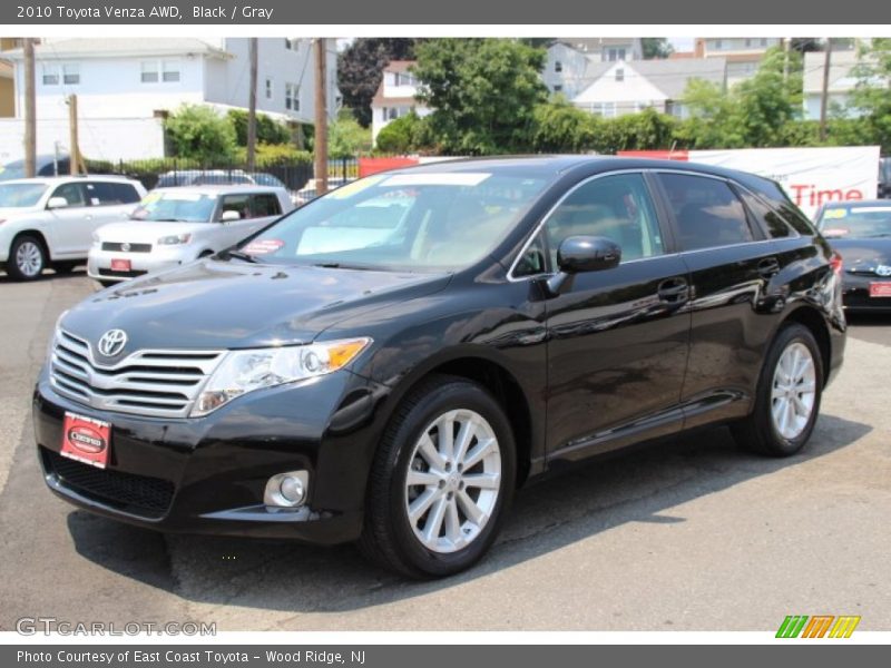 Black / Gray 2010 Toyota Venza AWD
