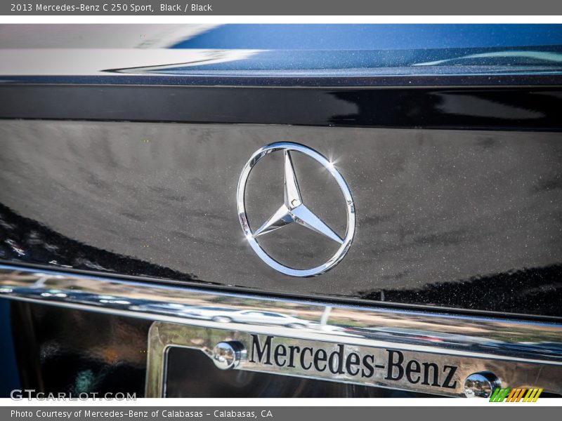 Black / Black 2013 Mercedes-Benz C 250 Sport