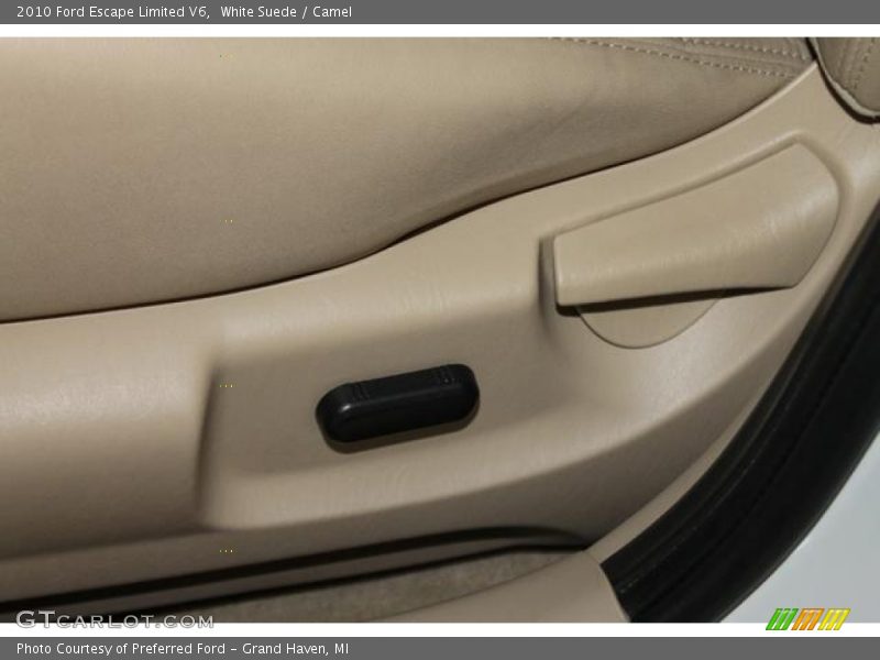 White Suede / Camel 2010 Ford Escape Limited V6