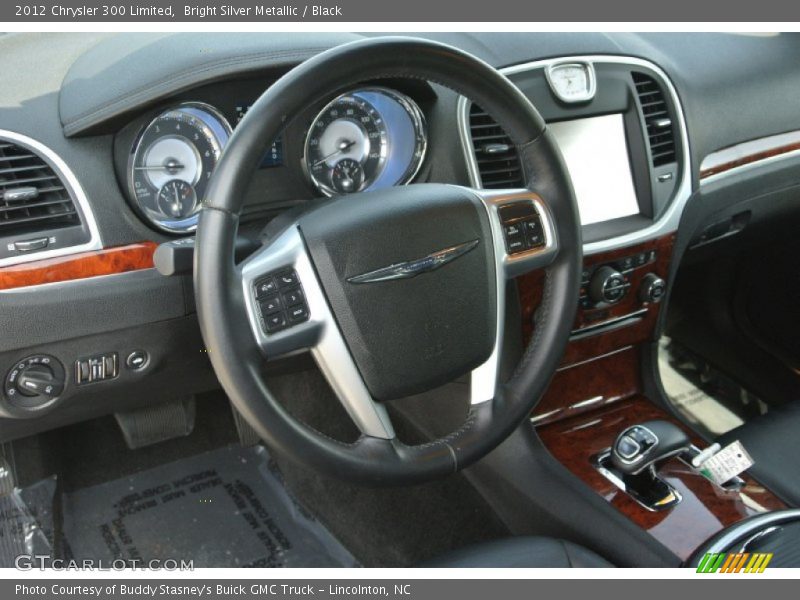 Bright Silver Metallic / Black 2012 Chrysler 300 Limited