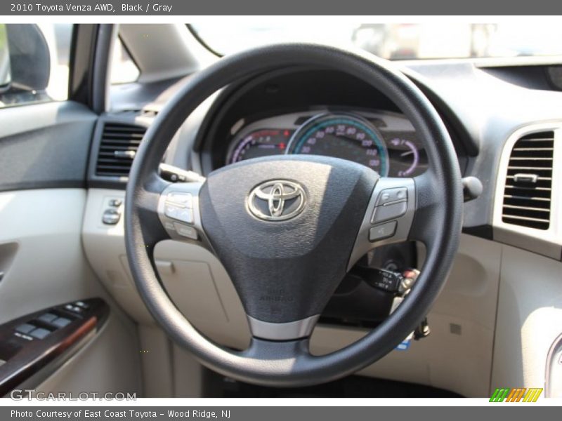 Black / Gray 2010 Toyota Venza AWD