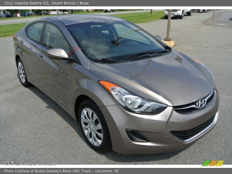 Desert Bronze / Beige 2012 Hyundai Elantra GLS