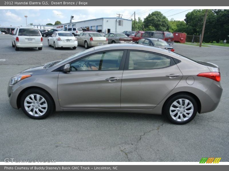 Desert Bronze / Beige 2012 Hyundai Elantra GLS