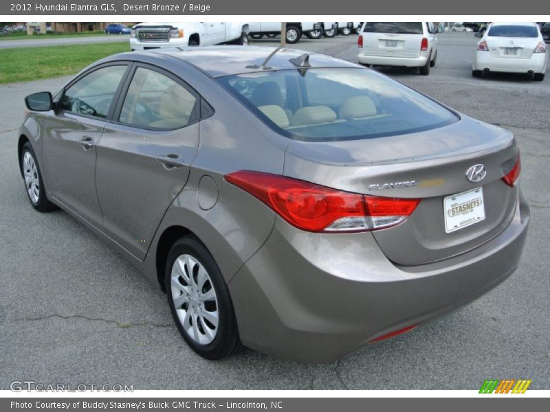 Desert Bronze / Beige 2012 Hyundai Elantra GLS