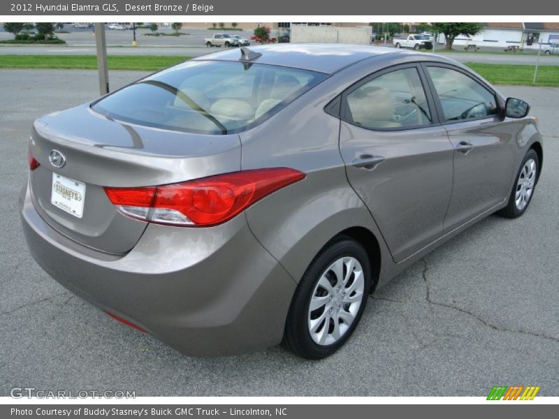 Desert Bronze / Beige 2012 Hyundai Elantra GLS