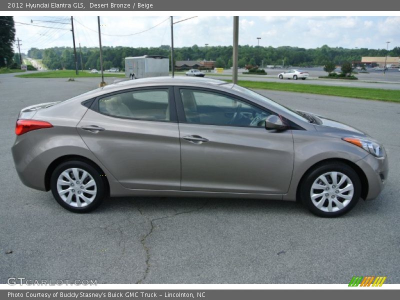 Desert Bronze / Beige 2012 Hyundai Elantra GLS