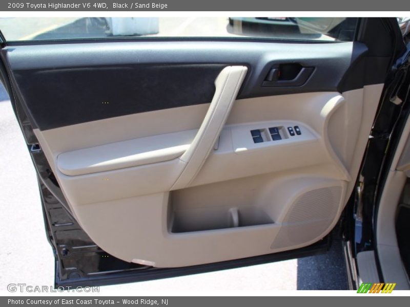 Black / Sand Beige 2009 Toyota Highlander V6 4WD