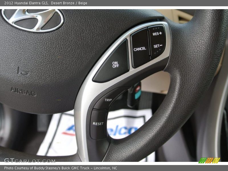 Desert Bronze / Beige 2012 Hyundai Elantra GLS