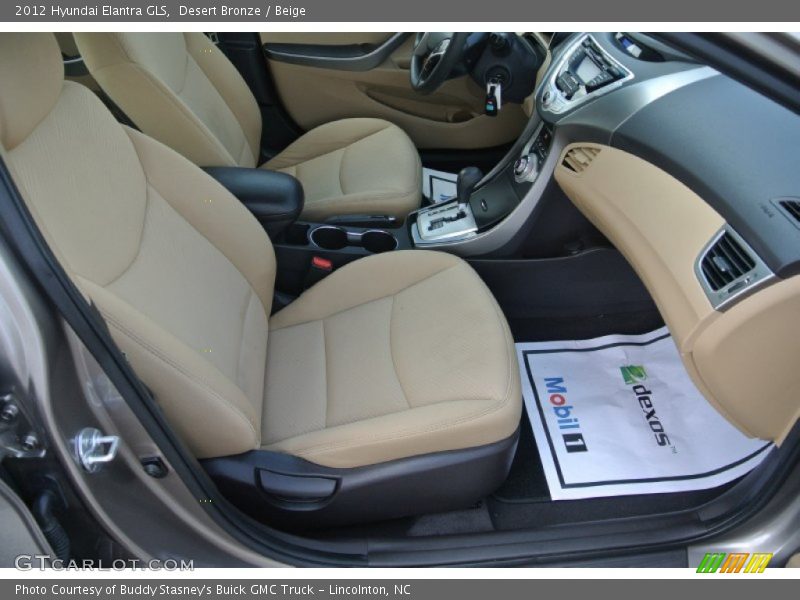 Desert Bronze / Beige 2012 Hyundai Elantra GLS