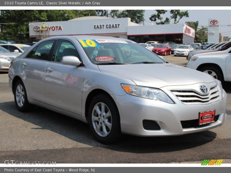Classic Silver Metallic / Ash Gray 2010 Toyota Camry LE