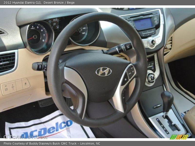 Desert Bronze / Beige 2012 Hyundai Elantra GLS