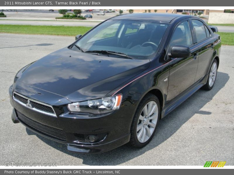 Tarmac Black Pearl / Black 2011 Mitsubishi Lancer GTS