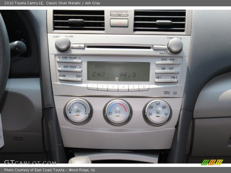 Classic Silver Metallic / Ash Gray 2010 Toyota Camry LE