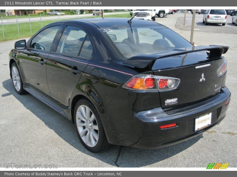 Tarmac Black Pearl / Black 2011 Mitsubishi Lancer GTS