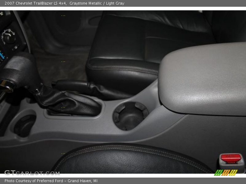 Graystone Metallic / Light Gray 2007 Chevrolet TrailBlazer LS 4x4
