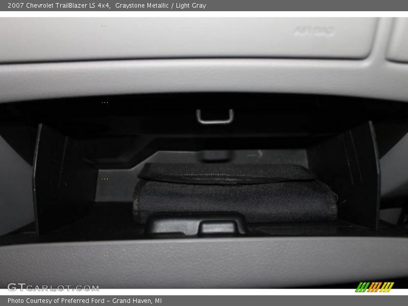 Graystone Metallic / Light Gray 2007 Chevrolet TrailBlazer LS 4x4