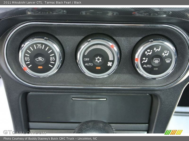 Tarmac Black Pearl / Black 2011 Mitsubishi Lancer GTS