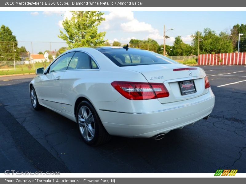 Diamond White Metallic / Almond Beige 2010 Mercedes-Benz E 350 Coupe