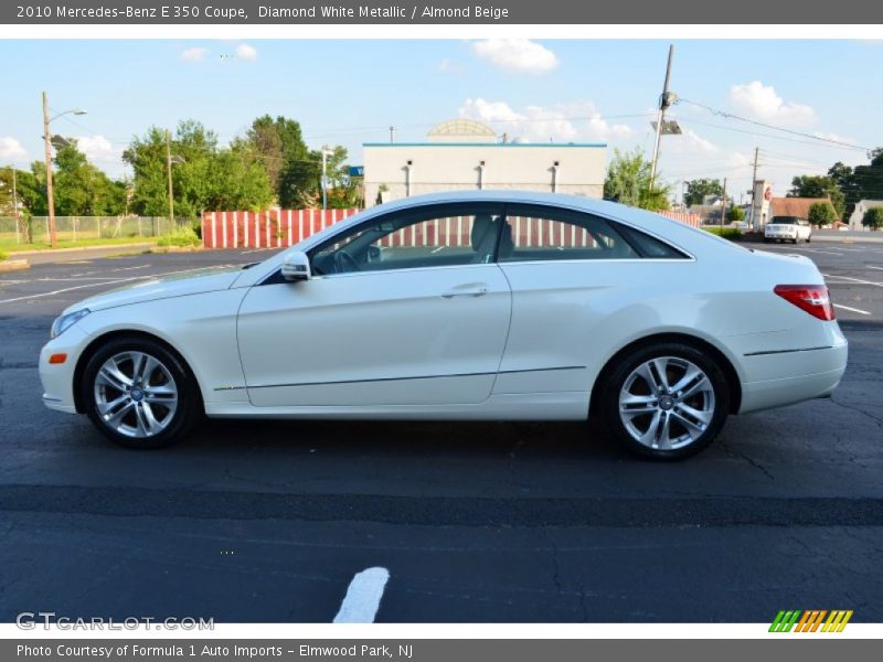Diamond White Metallic / Almond Beige 2010 Mercedes-Benz E 350 Coupe