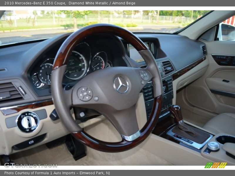 Diamond White Metallic / Almond Beige 2010 Mercedes-Benz E 350 Coupe