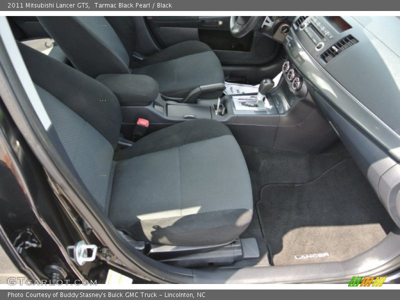 Tarmac Black Pearl / Black 2011 Mitsubishi Lancer GTS
