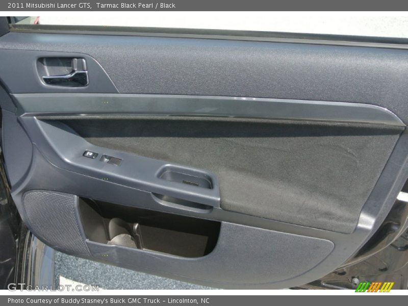 Tarmac Black Pearl / Black 2011 Mitsubishi Lancer GTS