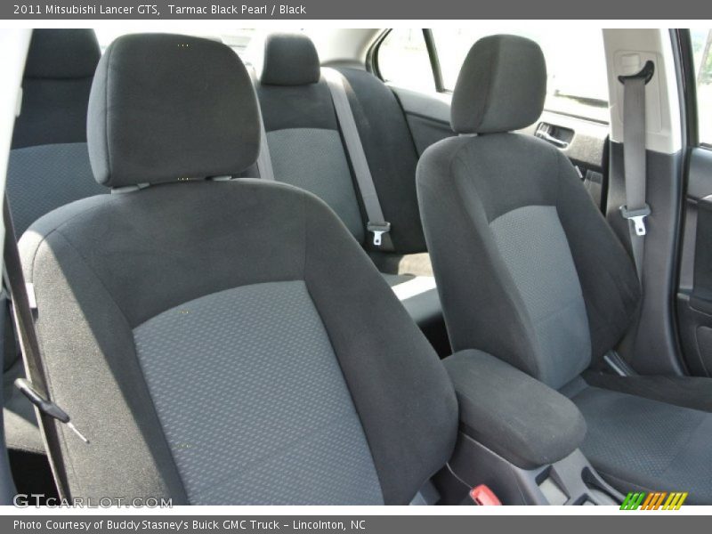 Tarmac Black Pearl / Black 2011 Mitsubishi Lancer GTS