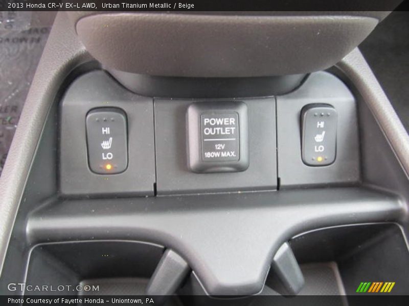 Urban Titanium Metallic / Beige 2013 Honda CR-V EX-L AWD