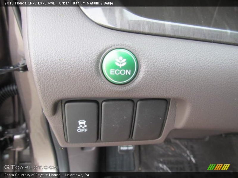 Urban Titanium Metallic / Beige 2013 Honda CR-V EX-L AWD