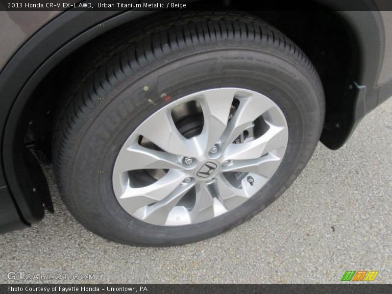 Urban Titanium Metallic / Beige 2013 Honda CR-V EX-L AWD
