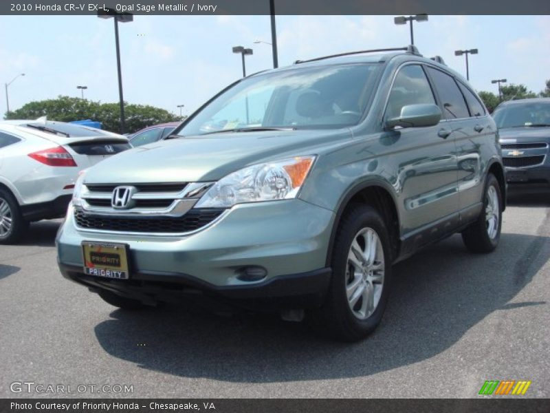 Opal Sage Metallic / Ivory 2010 Honda CR-V EX-L