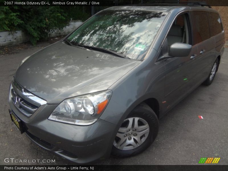 Nimbus Gray Metallic / Olive 2007 Honda Odyssey EX-L