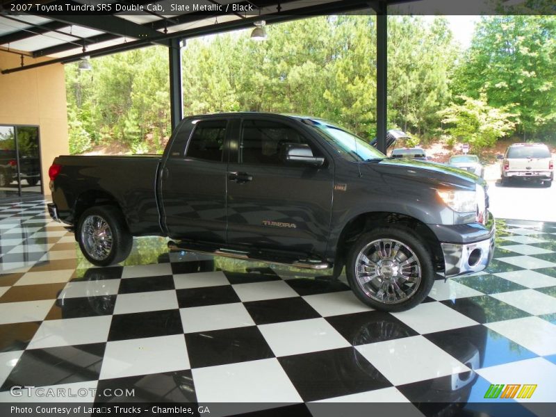 Slate Metallic / Black 2007 Toyota Tundra SR5 Double Cab