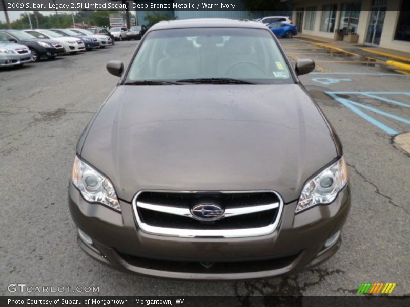 Deep Bronze Metallic / Warm Ivory 2009 Subaru Legacy 2.5i Limited Sedan