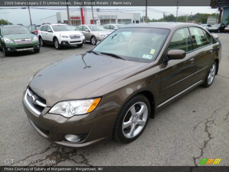 Deep Bronze Metallic / Warm Ivory 2009 Subaru Legacy 2.5i Limited Sedan