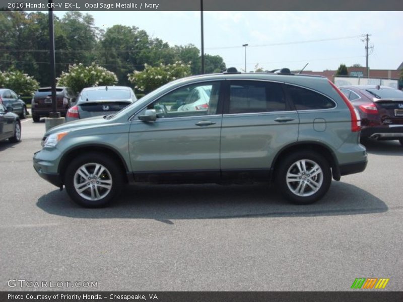 Opal Sage Metallic / Ivory 2010 Honda CR-V EX-L