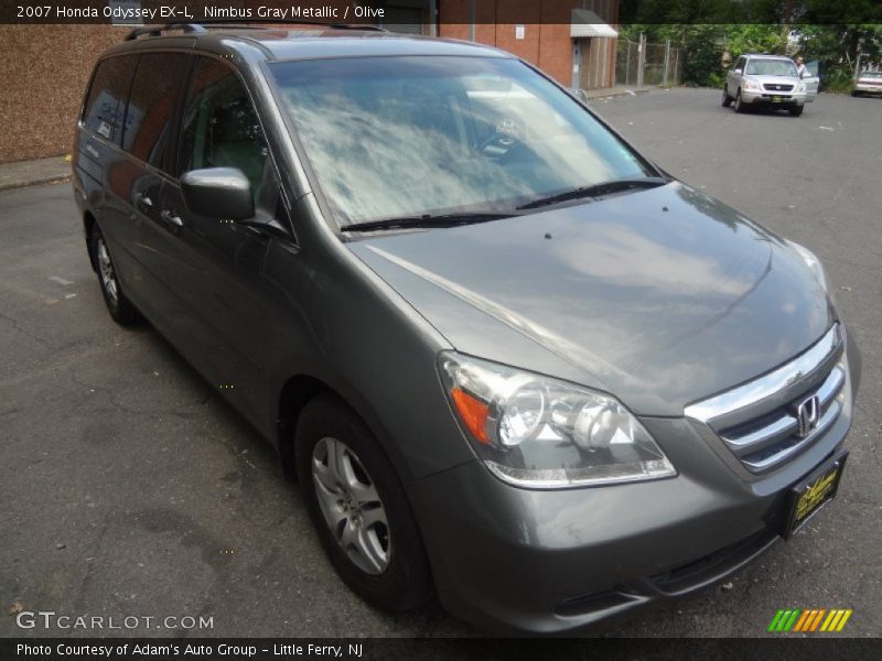 Nimbus Gray Metallic / Olive 2007 Honda Odyssey EX-L