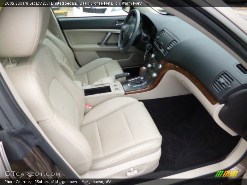Deep Bronze Metallic / Warm Ivory 2009 Subaru Legacy 2.5i Limited Sedan