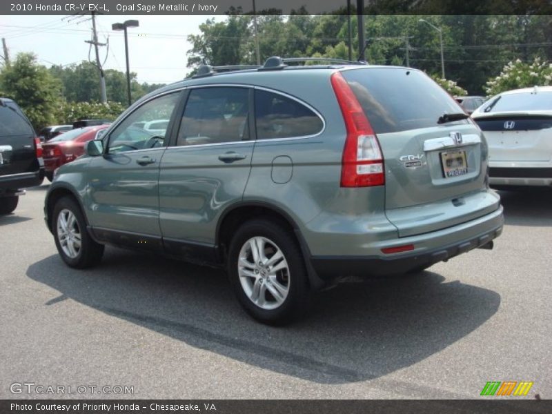 Opal Sage Metallic / Ivory 2010 Honda CR-V EX-L