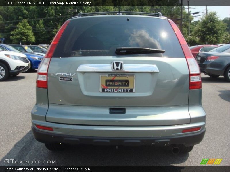 Opal Sage Metallic / Ivory 2010 Honda CR-V EX-L