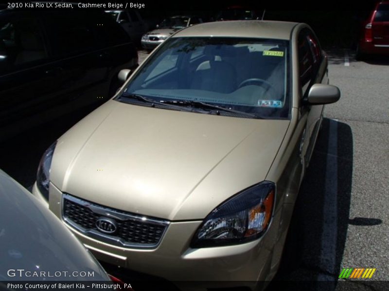 Cashmere Beige / Beige 2010 Kia Rio LX Sedan