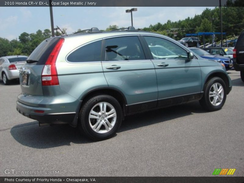Opal Sage Metallic / Ivory 2010 Honda CR-V EX-L