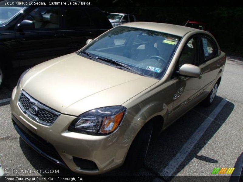Cashmere Beige / Beige 2010 Kia Rio LX Sedan